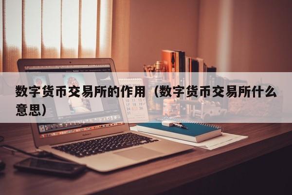 数字货币交易所的作用(数字货币交易所什么意思)